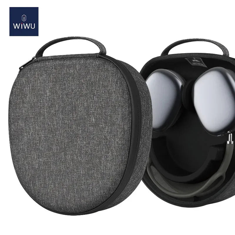 Wiwu Smart Case For Apple Airpod Max - Gray - Tashqila Wiwu Smart Case For Apple Airpod Max - Gray - Tashqila